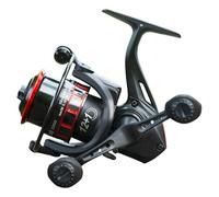 LS1000-LS3000 - Carrete de pesca de metal 5.0:1 con relación de engranaje para agua dulce y salada 12+1 rodamientos, aparejos multifuncionales
