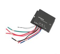 LS1024EPD Regulador de carga solar para 12 V/24 V para farola solar PWM, corriente de carga de 10 A con IP67 resistente al agua, indicador LED y protección de sobrecarga para exteriores, color negro