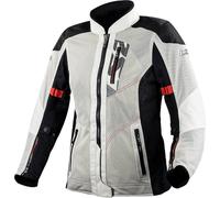 LS2 Alba Chaqueta textil de moto para mujer, negro-gris, tamaño XS