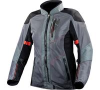 LS2 Alba, chaqueta textil mujer S female Gris Oscuro/Negro