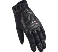 LS2 All Terrain Guantes de moto perforados, negro, tamaño 2XL para Hombres