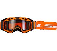 LS2 Aura Enduro Series Gafas de motocross, naranja, Talla única