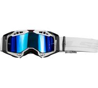 LS2 Aura Pro Gafas de motocross, Blanco