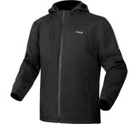 LS2 Bolton Chaqueta textil de moto impermeable, negro, Talla 3XL