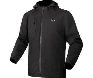 LS2 Bolton Chaqueta textil de moto impermeable, negro, tamaño XL para Hombres