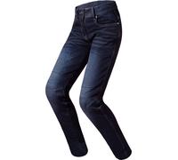LS2 Bradford Vaqueros de motociclo para mujer, azul oscuro, Talla 4XL