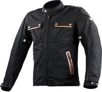 LS2 Bullet Chaqueta textil de moto impermeable, negro, Talla 3XL
