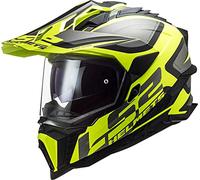 LS2, casco cross moto Explorer Alter mat black yellow, XL