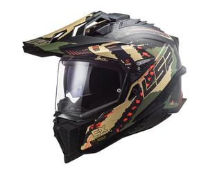 LS2, Casco Cross Moto Explorer Extend Mat Military 06, XL