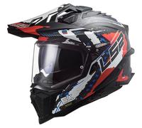 LS2, casco cross moto Explorer Extend mat red 06, XXL