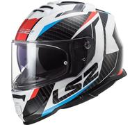 LS2, Casco de moto integral STORM II RACER Rojo Azul, M