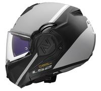 LS2, Casco De Moto Modular FF906 ADVANT SWIPE GRIS MATE - NEGRO