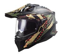 LS2 casco de motocross Explorer Extend Military green 06 XL