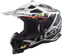 Casco Enduro LS2 MX700 SUBVERTER EVO II STOMP Negro Blanco M