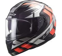 LS2, Casco integral moto Stream Evo loop black fluo orange, XL
