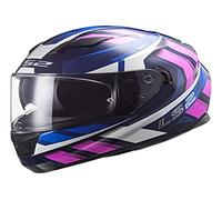 LS2, Casco integral moto Stream Evo loop blue fluo pink, XS