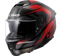 LS2, Casco integral moto STREAM II Fury black red, S