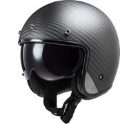 LS2 OF601 Bob II Carbon, casco abierto XL male Negro Mate