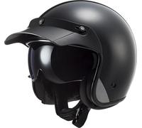 LS2, Casco jet moto BOB II solid blackmat, S