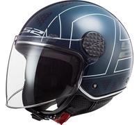 LS2, Casco jet moto Sphere lux linus cobalt, S
