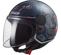 LS2, casco jet moto Sphere lux Maxca cobalt orange, S