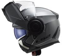 LS2, Casco modular de moto, Scope nardo gris, XS