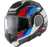LS2, Casco Modular Moto ADVANT Sport Black Blue Red, XS