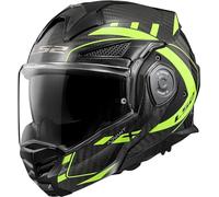 LS2, Casco Modular Moto ADVANT X C Future H-V Yellow, L