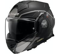 LS2, Casco Modular Moto ADVANT X Metryk Mat Titanium, M