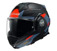 LS2, Casco Modular Moto ADVANT X Oblivion Mat Black Blue, XS