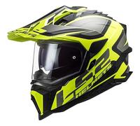 LS2 MX701 Explorer Solid Casco de motocross, negro, tamaño S para Hombres