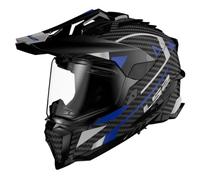 LS2, Casco Moto Cross EXPLORER CARBON ADVENTURE Blue, M