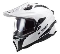 LS2, Casco Moto Cross Explorer Solid Gloss White