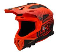 LS2, Casco Moto Cross FAST II DUCK Matt H-V Orange Red, L