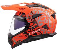 LS2, Casco Moto Cross PIONEER II RANGI Matt Orange, XS