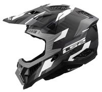 LS2, Casco Moto Cross X-FORCE PHANTOM Black Grey, S
