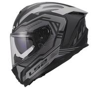 LS2 FF817 Challenger II Dravix, casco integral XXL female Mate Negro/Gris