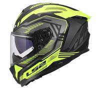 LS2, Casco Moto Integral CHALLENGER II DRAVIX H-V Yellow, XL
