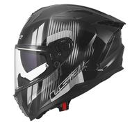 LS2, Casco Moto Integral CHALLENGER II NITRO Black Grey, XXS