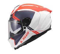 LS2, Casco Moto Integral CHALLENGER II TITAN White Blue Red, L