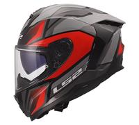 LS2, Casco Moto Integral CHALLENGER II VIPER Grey Red, M