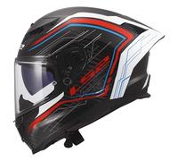 LS2, Casco Moto Integral DRAGON SUBIC White Blue Red, M