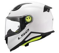 LS2, Casco Moto Integral Niños KID SOLID Gloss White, S