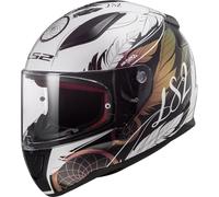 LS2, Casco Moto Integral Rapid Boho White Black Pink, L