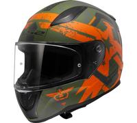 LS2, Casco Moto Integral RAPID II THUNDERBIRDS Matt Orange, XXL