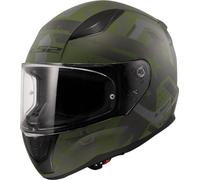 LS2 FF353 Rapid II Thunderbirds Casco, negro-verde, tamaño 2XL para Hombres