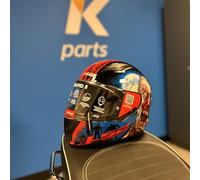 LS2, Casco Moto Integral RAPID II ZOMBIE Black Red, S