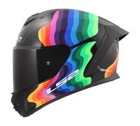 LS2, Casco Moto Integral RAPID III FLOW Black Multi, L