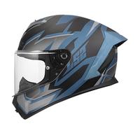 LS2, Casco Moto Integral RAPID III XTREM Black Blue Petrol, M