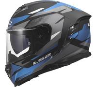 LS2, Casco Moto Integral STORM III KOMAI Black Blue, XXL